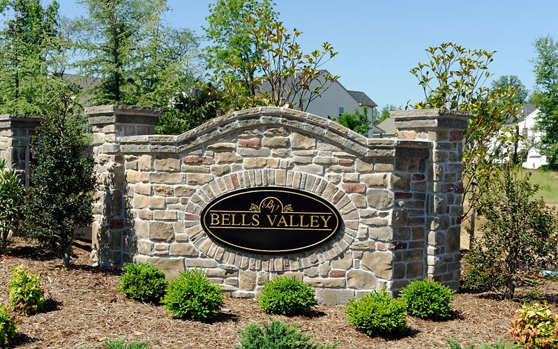 Bells Valley Entrance sign